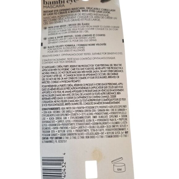 L'Oreal Bambi Eye Mascara - Black - Picture 2 of 3